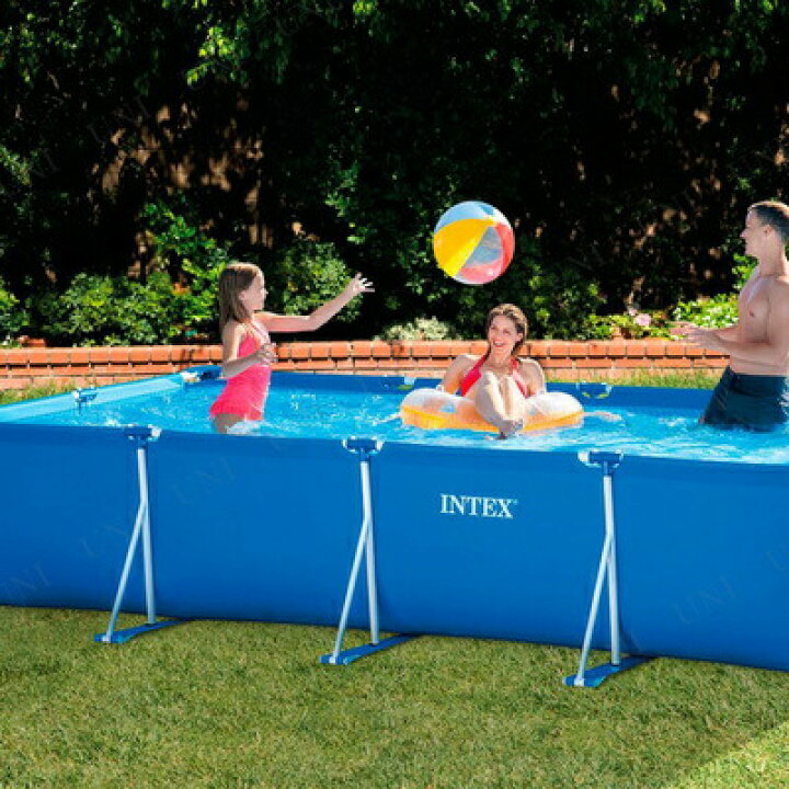 NTEX インテックス フレームプール 大型 湿気る 450×220×84cm 