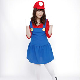 コスプレ 仮装 Patymo パワフルガール レッド 【 コスプレ 衣装 ハロウィン 仮装 コスチューム アニメ 余興 パーティーグッズ ゲームキャラクター レディース 大人用 女性用 】