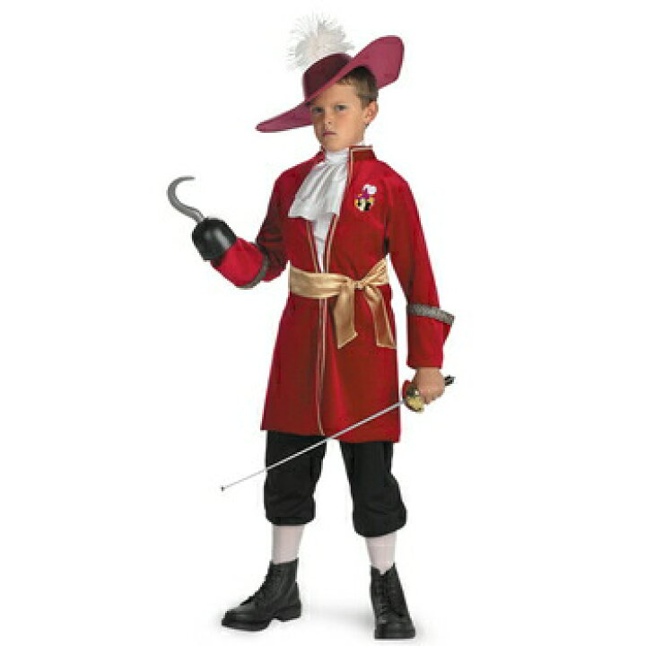 楽天市場 コスプレ 仮装 キャプテンフック クラシック ピーターパン 男の子用 M 7 8 コスプレ 衣装 ハロウィン 仮装 コスチューム 子供 アニメ ディズニー グッズ キッズ フック船長 子供用 子ども用 おとぎ話 パーティーグッズ 公式 童話 こども 正規ライセンス品