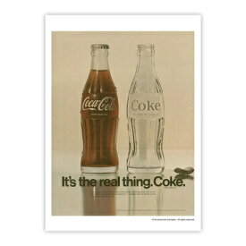 コカ・コーラ ブランド ポスター A3 Real Things 【 コカコーラ 雑貨 インテリア雑貨 Coca-Cola 】