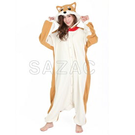 コスプレ 仮装 SAZAC(サザック) フリース着ぐるみ 柴犬 【 キグルミ 動物 メンズ 男女兼用 衣装 パジャマ コスチューム パーティーグッズ 可愛い きぐるみ レディース ハロウィン かわいい 余興 女性用 アニマル 大人用 男性用 】