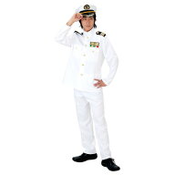コスプレ 仮装 SMART・艦長 コスプレ衣装 職業 制服 パイロット 船長 大人 ボタン留め ウエストゴム