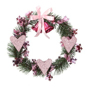 �y���i�z 18cm PVC���[�X �s���N �y �N���X�}�X�p�[�e�B�[ �f�R���[�V���� �~�j�T�C�Y �h�A���� �N���X�}�X���[�X �p�[�e�B�[�O�b�Y ���� �G�� �N���X�}�X���� �Ǐ��� ���� �z
