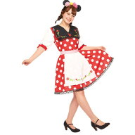 コスプレ 仮装 大人用チロリアンミニー ルービーズジャパン ディズニー コスプレ衣装 大人用Stdサイズ エ…