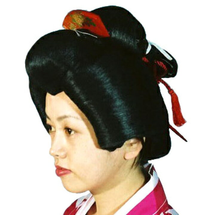 楽天市場】コスプレ 仮装 本格かつら つぶし島田 【 コスプレ 衣装 
