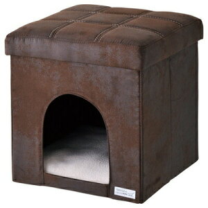 【取寄品】 Petio(ペティオ) necoco キャットハウス&スツール レギュラー 【 カドラー ペットグッズ ベッド 犬用品 ペット用品 イヌ ネコ 寝具 猫用品 】