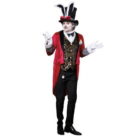 コスプレ 仮装 ホワイトラビット M ｢不思議の国のアリス｣ 【 コスプレ 衣装 ハロウィン 仮装 コスチューム 動物 アニマル 不思議の国のアリス グッズ バニー 兎 ウサギ うさぎ 童話 男性用 メンズ 余興 大人用 パーティーグッズ おとぎ話 】