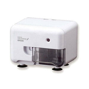 【取寄品】 電動シャープナー ホワイト 【 鉛筆削り 新入学 文具 えんぴつ削り 文房具 】