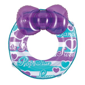 浮き輪 60cm リボンハート 【 浮き輪 子供 子供用 プール用品 ビーチグッズ 海水浴 水遊び用品 うきわ キッズ 水物 浮輪 ウキワ 51cm〜70cm こども用 子ども用 】