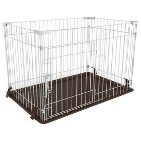 【取寄品】 マルカン ドッグフレンドルーム 犬用サークル 犬小屋 ケージ おしっこバリア機能 Wストッパー 組立品