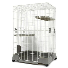 【取寄品】 マルカン CT-324 キテイケージ1000 猫用品 サークル 組立式 静音設計 深型トレー