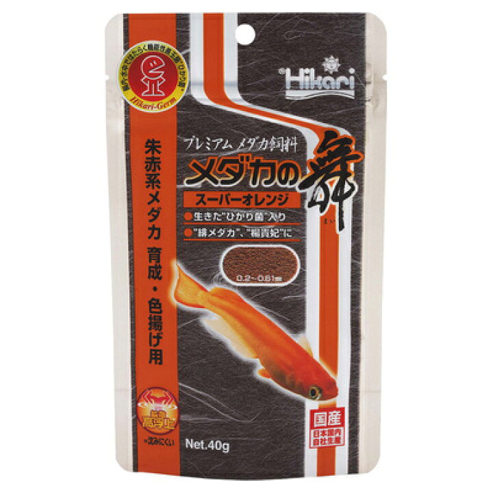 楽天市場】【取寄品】 キョーリン メダカの舞 スーパーオレンジ 40g 