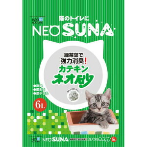 【取寄品】 ネオ・ルーライフ ネオ砂カテキン 6L 【 ペットグッズ トイレ砂 トイレ用品 猫用品 ペット用品 猫砂 ネコ 木製 】