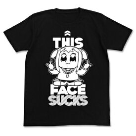 【取寄品】 ポプテピピック ポプ子SUCKS Tシャツ ブラック L 【 トップス 服 カットソー 】