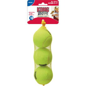 KONG コング スクイークエアー M 3個入 【 玉 ペット用品 遊具 おもちゃ ペットグッズ 犬用品 球 玩具 オモチャ イヌ ボール 】