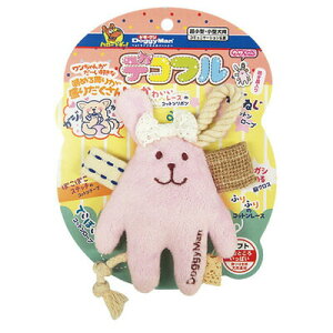 【取寄品】 ドギーマン デコフル ウサちゃん 【 ペットグッズ ペット用品 イヌ ヌイグルミ 犬用品 ぬいぐるみ オモチャ 遊具 玩具 人形 おもちゃ 】