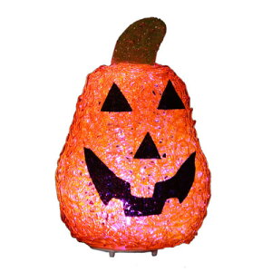EVAスカッシュパンプキン 【 インテリア 雑貨 ハロウィン かぼちゃ デコレーション 電飾 飾り 南瓜 ジャックオーランタン 光る カボチャ 装飾品 モチーフライト イルミネーションライト 】