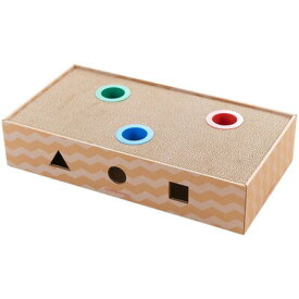 【取寄品】 ミュー (mju:) ニャンコロビー ボックス おもちゃ 猫用品 爪とぎ付き 鈴入りボール キャットニップ入りボール