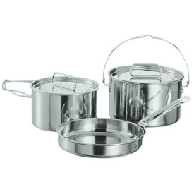 CAPTAIN STAG(キャプテンスタッグ) ラグナ ステンレスクッカーMセット M-5530 【 調理道具 キャンプ用品 調理器具 鍋 クッキング バーベキュー用品 レジャー用品 BBQ アウトドア用品 】