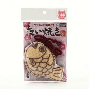 【取寄品】 イトスイ 国産ハミガキおもちゃ たい焼き S 【 猫用品 オモチャ マタタビ ペットグッズ 遊具 ペット用品 ネコ 玩具 またたびトイ 】