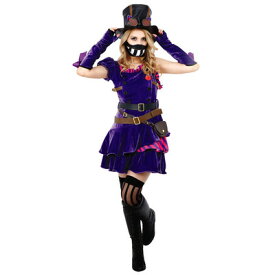 コスプレ 仮装 STEAMPUNK Crazy Cat(クレイジーキャット) 【 コスプレ 衣装 ハロウィン 仮装 コスチューム 動物 アニマル キャット チェシャ猫 余興 大人用 女性用 パーティーグッズ レディース ネコ スチームパンク 】