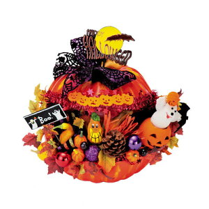 【取寄品】 パンプキン アレンジ (大) 【 ジャックオーランタン ハロウィン 店舗装飾品 かぼちゃ POP 秋 カボチャ 販促品 ディスプレイ デコレーション 飾り 雑貨 南瓜 インテリア 】