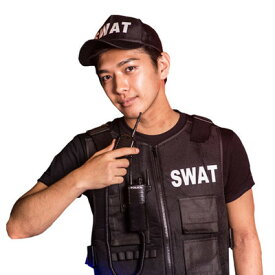 【取寄品】 コスプレ 仮装 コスプレ ポリス SWATガイ M 【 コスプレ 衣装 ハロウィン 仮装 コスチューム ポリス 警察 メンズ 余興 大人用 婦人警官 婦警 パーティーグッズ 警察官 男性用 ハロウィン スワット 】