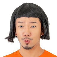コスプレ 仮装 お笑いボブ 2 ルカン ウィッグ プチ仮装 コスプレ小物 小道具 かつら おもしろウィッグ 宴…