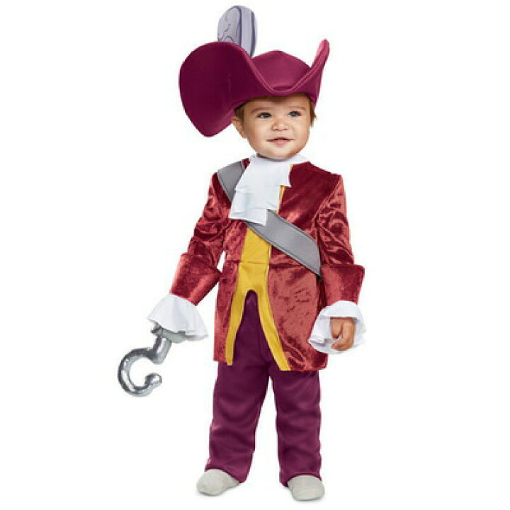 楽天市場 コスプレ 仮装 キャプテンフック クラシック 子供用 Inf 6 12 Mths コスプレ 衣装 ハロウィン 仮装 コスチューム 子供 アニメ ディズニー グッズ キッズ ピーターパン 子ども用 男の子 パーティーグッズ フック船長 公式 童話 正規ライセンス品 こども