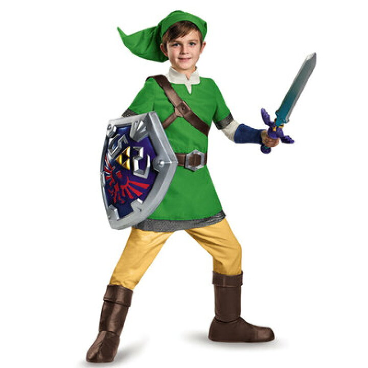 楽天市場 コスプレ 仮装 リンク デラックス 子供用 Xl コスプレ 衣装 ハロウィン 仮装 コスチューム 子供 アニメ キッズ 女の子 子ども用 正規ライセンス品 男の子 キャラクター ゼルダの伝説 こども ゲームキャラ パーティーグッズ パーティワールド