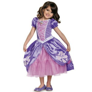コスプレ 仮装 ソフィア デラックス 子供用 L (4-6x) 【 コスプレ 衣装 ハロウィン 仮装 コスチューム 子供 アニメ ディズニー グッズ キッズ プリンセス 公式 ちいさなプリンセスソフィア パー