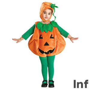 コスプレ 仮装 パンプキッド ベビー用 Inf 【 コスプレ 衣装 ハロウィン 仮装 コスチューム 服 キッズ 子供 かぼちゃ 赤ちゃん パーティーグッズ こども用 子ども用 パンプキン ベビー用品 ベ