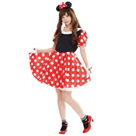 コスプレ 仮装 大人用 ミニーマウス 【 コスプレ 衣装 ハロウィン 仮装 コスチューム ディズニー グッズ ミニーマウス 余興 正規ライセンス品 パーティーグッズ 女性用 レディース 公式 】