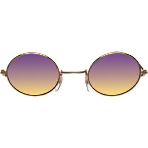 コスプレ 仮装 おもしろメガネ(ジョン) パープル×イエロー 【 コスプレ 衣装 ハロウィン パーティーグッズ おもしろ プチ仮装 変装グッズ 眼鏡 ハロウィン 衣装 めがね 面白い 】