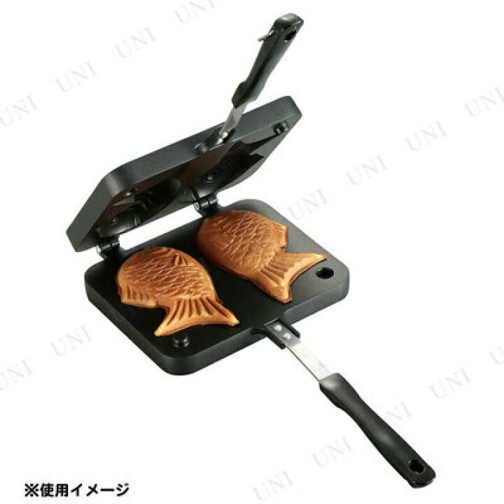 【取寄品】 CAPTAIN STAG(キャプテンスタッグ) キャストアルミ たい焼き器 UG-3089 【 たい焼き用フライパン 料理 キッチン用品 タイ焼き 調理器具 クッキング 台所用品 タイヤキ 】 パーティワールド CAPTAIN STAG(キャプテンスタッグ) キャストアルミ たい焼き器 UG-3089