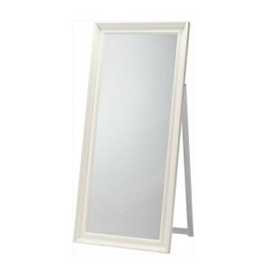 スタンドミラー TSM-911WH 【 家具 全身 鏡 かがみ 木製フレーム インテリア雑貨 カガミ おしゃれ 姿見 】