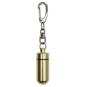ペット仏具 omoide no akashi / おもいでのあかし 遺骨カプセル 中 キーホルダー ゴールド 【 ペットグッズ ペット用仏具 骨壺 遺骨入れ ペット用品 ペット供養 思い出 葬祭用品 】