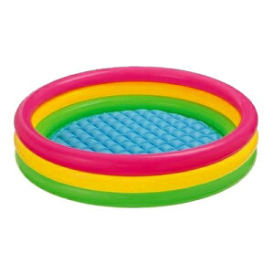 INTEX(�C���e�b�N�X) �T���Z�b�g�O���[�v�[�� 114cm 57412 �r�j�[���v�[��(~150cm) �v�[���p�i �r�[�`�O�b�Y �����Ȃ��q�l 3�����O�f�U�C�� ����ӂ���܂��^�C�v �N�b�V���������� �C���p�p�b�`�t