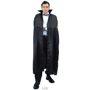 コスプレ 仮装 140cm 56”サテンケープ 【 コスプレ 衣装 ハロウィン 仮装 コスチューム マント パーティーグッズ レディース 余興 大人用 メンズ 吸血鬼 ドラキュラ 男性用 男女兼用 簡単マン