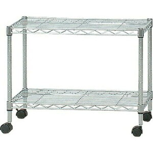 メタルTVラック2段 MTV-2CR 【 おしゃれ インテリア雑貨 収納棚 収納家具 フリーラック スチールラック オープンシェルフ システムラック リビング家具 収納ラック メタルラック 多目的ラック