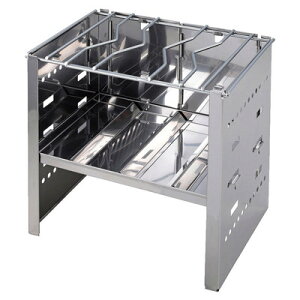 【取寄品】 CAPTAIN STAG(キャプテンスタッグ) カマド スマートグリル A4型 (3段階調節) UG-95 【 焚火台 たき火 焚き火台 バーベキュー用品 BBQ アウトドア用品 火起こし 火おこし キャンプ用品 レ