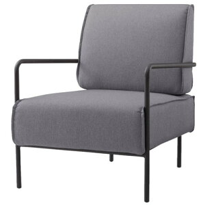 【取寄品】 ラウンジチェア MYS-401GY 【 パーソナルチェアー おしゃれ 1人掛けソファー アームソファ 一人掛け インテリア雑貨 カウチソファ リビング家具 布地 】