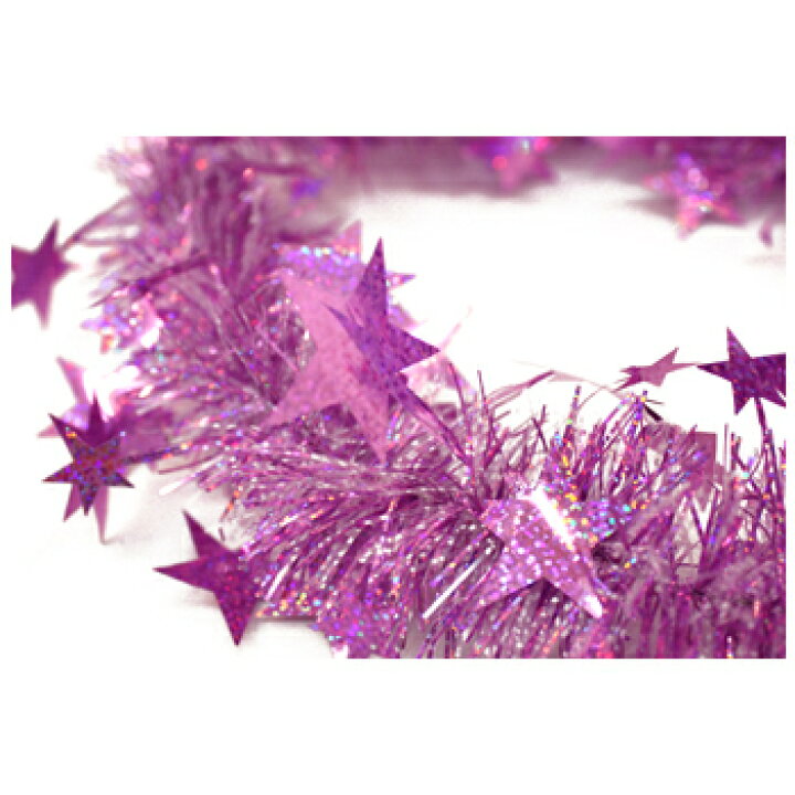 楽天市場 クリスマス ツリー オーナメント モール5インチ スターピンク 270cm インテリア 雑貨 パーティー 飾り付け クリスマス オーナメント 壁掛け 室内装飾 パーティモール バースデーパーティー 宴会グッズ クリスマスパーティー ウォールデコレーション 星型