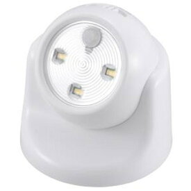 【取寄品】 LEDセンサーライトボール型シロ NIT-LS033MR-W 【 照明器具 家電 電化製品 】