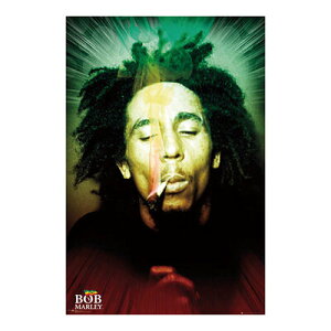 �y���i�z Bob Marley Smoking Portriat �|�X�^�[ �n�[�g�A�[�g�R���N�V���� �{�u�E�}�[���[ �|�X�g�J�[�h �A�[�e�B�X�g �����l