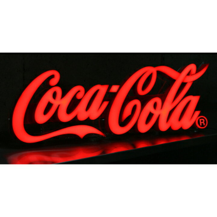 楽天市場】【取寄品】 コカ・コーラ ブランド LEDレタリングサイン LED 