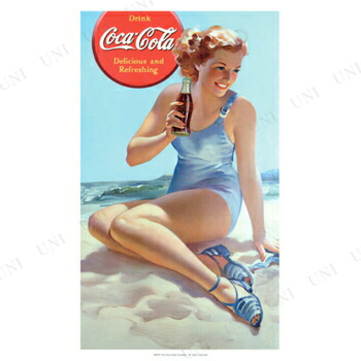 楽天市場】コカ・コーラ ブランド ポスター Beach 【 コカコーラ 雑貨 