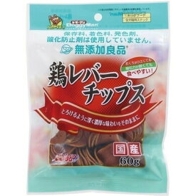 【取寄品】 [5点セット] ドギーマン 無添加良品 鶏レバーチップス 60g 【 ペットグッズ エサ ペットフード ペット用品 犬の餌 イヌ 犬用品 おやつ ドッグフード 】