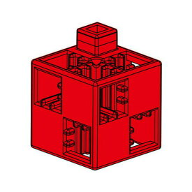 【取寄品】 Artecブロック 基本四角 100ピース 赤 【 オモチャ 知育玩具 幼児 教材 おもちゃ 】