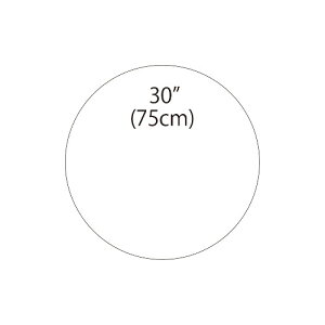 30”ジャイアントバルーン ホワイト1入り EBT30001